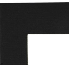 Ausschnitt eines schwarzen Bilderrahmens