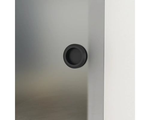 Poignée cuvette ronde pour porte coulissante