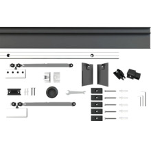 Kit complet de quincaillerie pour porte coulissante