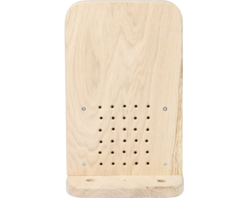 Étagère en bois avec trous pour montage mural