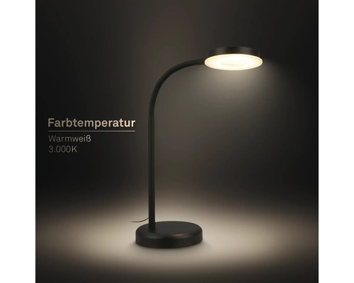 Schreibtischleuchte mit warmweissem Licht