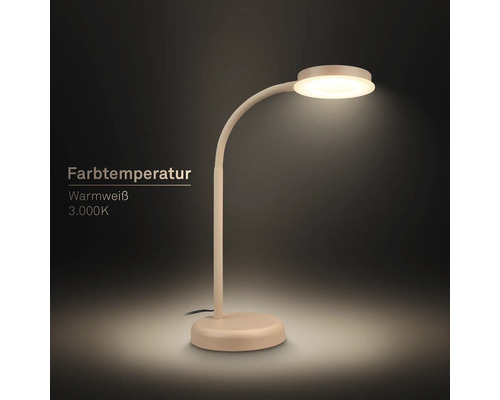 Tischleuchte mit warmweissem Licht