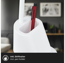 Inklusive Stifthalter mit rotem Briloner Stift