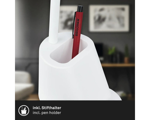 Inklusive Stifthalter mit rotem Briloner Stift
