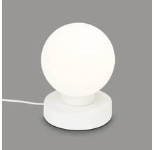 Tischleuchte mit kugelförmigem Lampenschirm