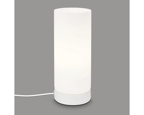 Zylindrische Tischleuchte aus Glas