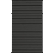 Rollladen geschlossen, Ansicht von vorne