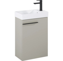 Meuble sous-vasque avec lavabo et robinet