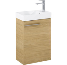 Meuble sous-vasque avec lavabo et robinet