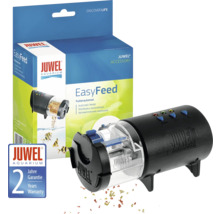 Distributeur automatique de nourriture Juwel EasyFeed pour aquariums avec le logo Juwel et une garantie de deux ans