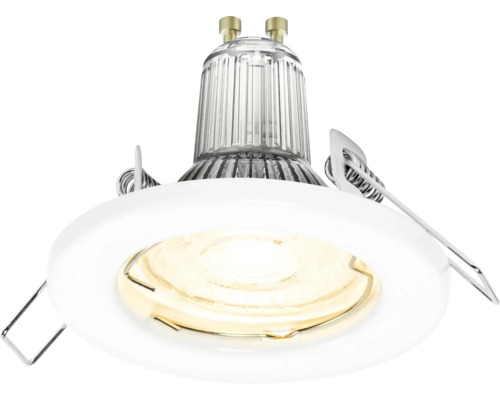 Einbaustrahler mit klarem Glasgehäuse