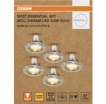 Osram Spot Essential Set mit fünf LED-Lampen