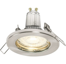 Spot encastrable avec douille et ressorts de tension pour montage au plafond