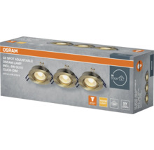 Osram 3er-Pack verstellbare Spots mit Leuchtmittel für den Innenbereich