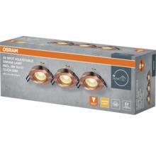 Osram 3er-Pack verstellbare Spots für den Innenbereich mit GU10-Lampen