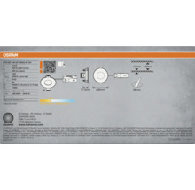 Produktinformationen und technische Zeichnungen von Osram LED-Spots