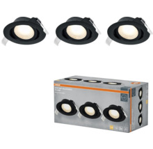Osram Spot Set verstellbar, 3er-Pack Einbaustrahler