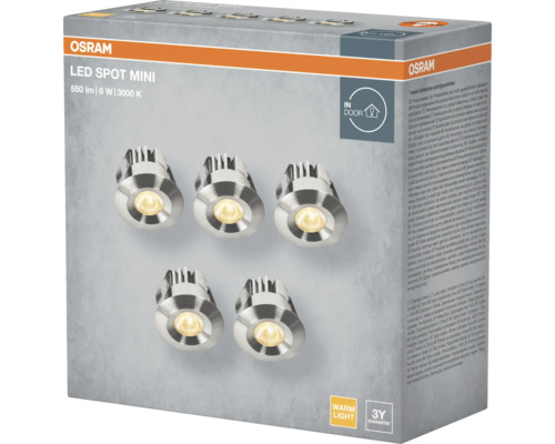 Osram LED Spot Mini in Verpackung für Innenräume mit drei Jahren Garantie