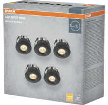 Osram LED Spot Mini Verpackung mit fünf LED Einbaustrahlern für den Innenbereich