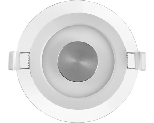 Deckeneinbaustrahler mit Metalleinsatz