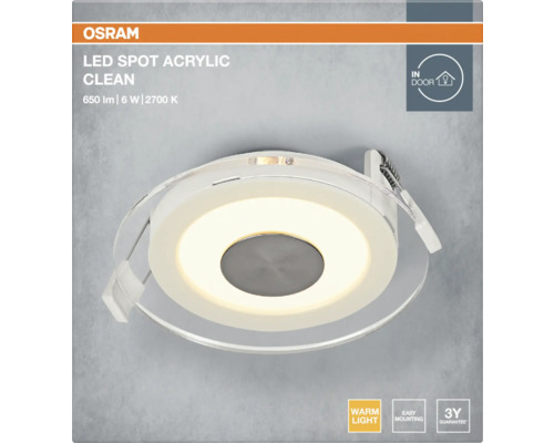 Osram LED-Spot Acryl Clean Innenleuchte