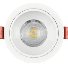 Runde LED-Einbauleuchte mit Befestigungsclips