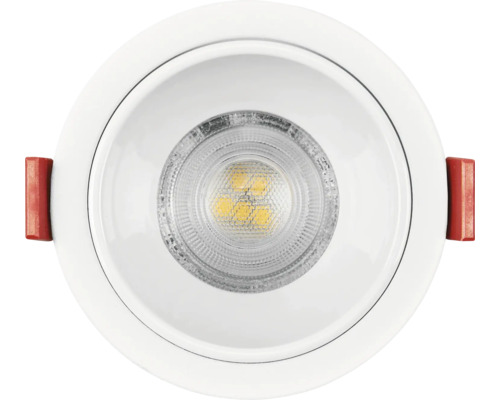 Runde LED-Einbauleuchte mit Befestigungsclips