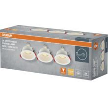 Packung mit drei Osram Spot Press Innenraumleuchten inklusive 4.5 Watt GU10 Leuchtmittel