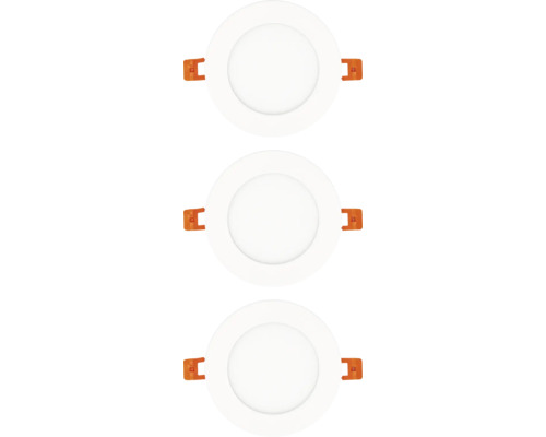 Drei LED-Einbaustrahler