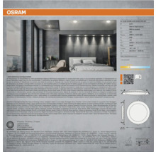 Osram LEDVANCE DL Slim 225 Millimeter 22 Watt 3000 Kelvin 230 Volt