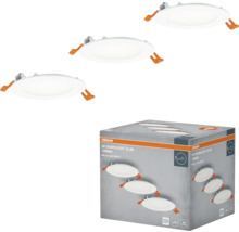 Osram 3er-Pack Slim Downlights 120 mm mit Verpackung