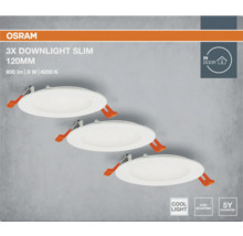 Osram dreifach Downlight Slim 120 Millimeter