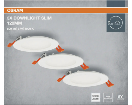 Osram dreifach Downlight Slim 120 Millimeter