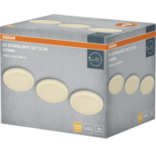 Osram Downlight Set Slim mit drei Leuchten in Verpackung
