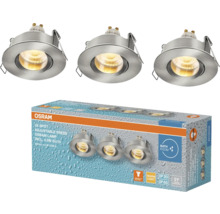 Osram LED Einbauspots für Badezimmer, 3er-Set, inklusive Leuchtmittel