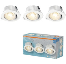 Osram LED Einbaustrahler Set verstellbar, 3er Pack
