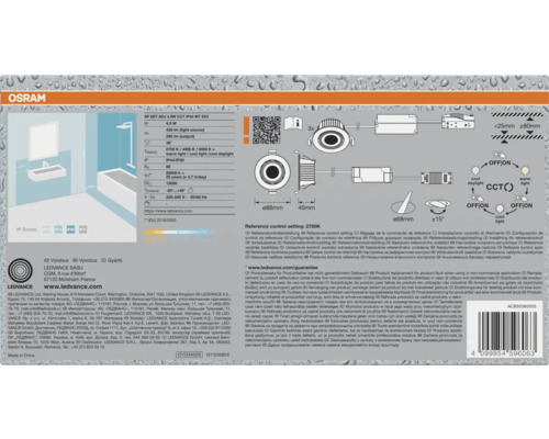 Osram Produktdatenblatt für eine 4,9 Watt LED Leuchte
