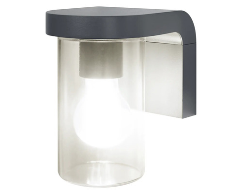 Applique murale avec cylindre en verre