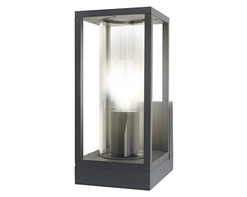 Wandleuchte mit Glaszylinder für den Aussenbereich