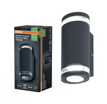 Osram Endura Classic Beam Gap Wandleuchte Aufwärts-Abwärts und Produktverpackung