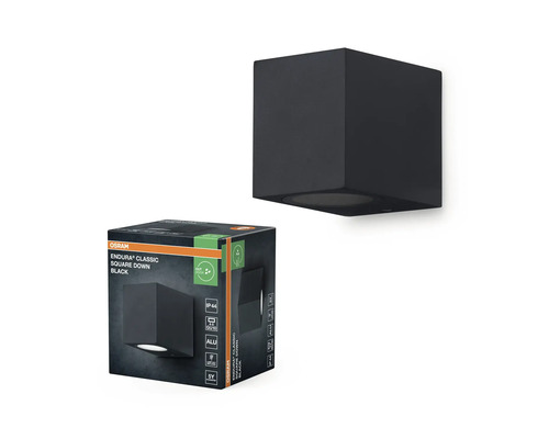 Osram Endura Classic Square Down applique d'extérieur avec emballage du produit