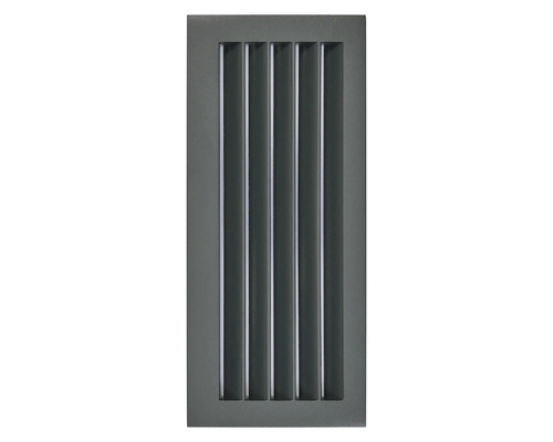Grille d'aération avec lamelles verticales pour la ventilation des pièces