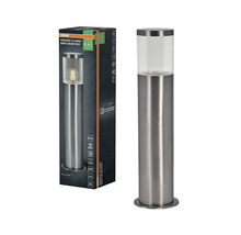 Osram Endura Classic Ebro 49 Zentimeter Pfostenleuchte aus Stahl mit durchsichtigem Zylinder