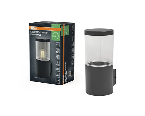 Osram Endura Classic Ebro Wandleuchte und Verpackung