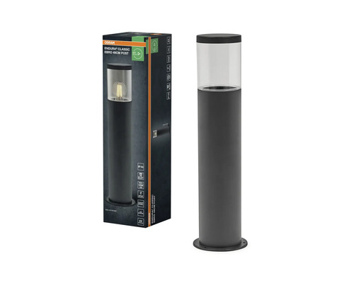 Osram Endura Classic Ebro 49 cm Sockelleuchte und Verpackung