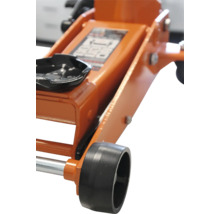 Cric rouleur en gros plan