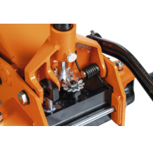 Vue détaillée de l'engrenage d'un cric de voiture