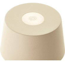 Tischleuchte mit Einschaltsymbol