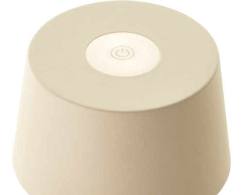 Tischleuchte mit Einschaltsymbol