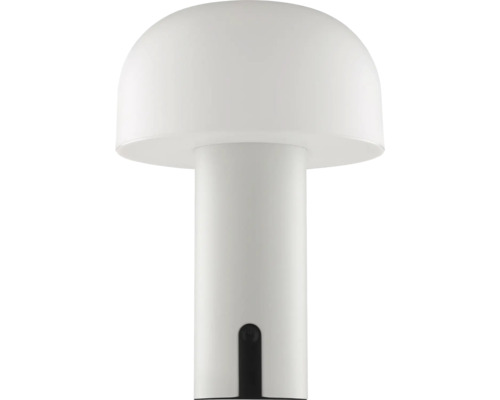 Pilzförmige Tischleuchte mit Schalter